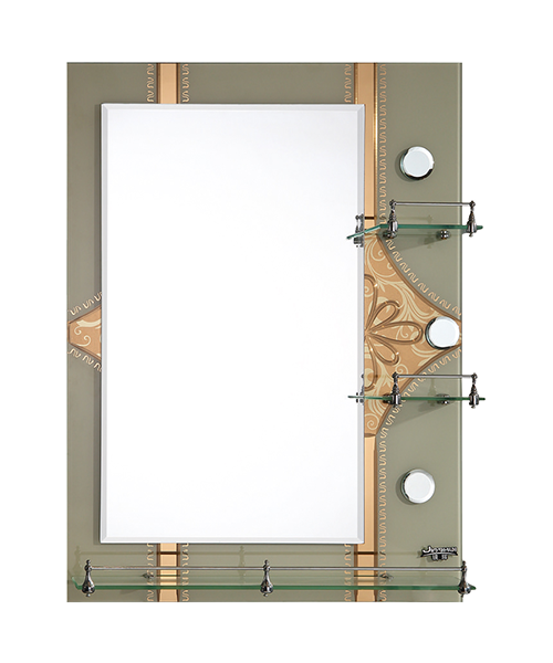 HD bez miedzi srebrne lustro lub lustro aluminiowe, szklana przegroda, kalkomania lustro, 4 MM, 5 MM, gorąca sprzedaż nowoczesny styl łazienka luksusowy prysznic proste lustro tradycyjne lustro z półką JH-2018-6